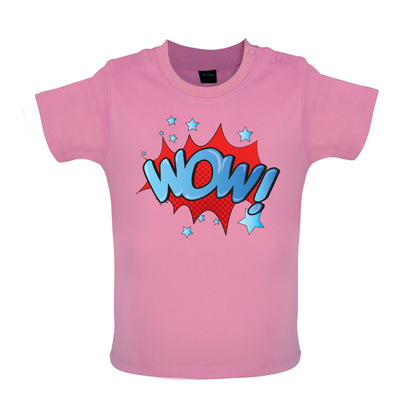 Wow! Word Art Baby T Shirt