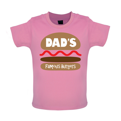 Dad's Famous Burgers Baby T Shirt