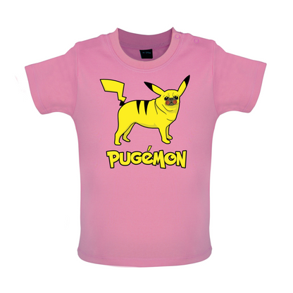 Pugemon Baby T Shirt