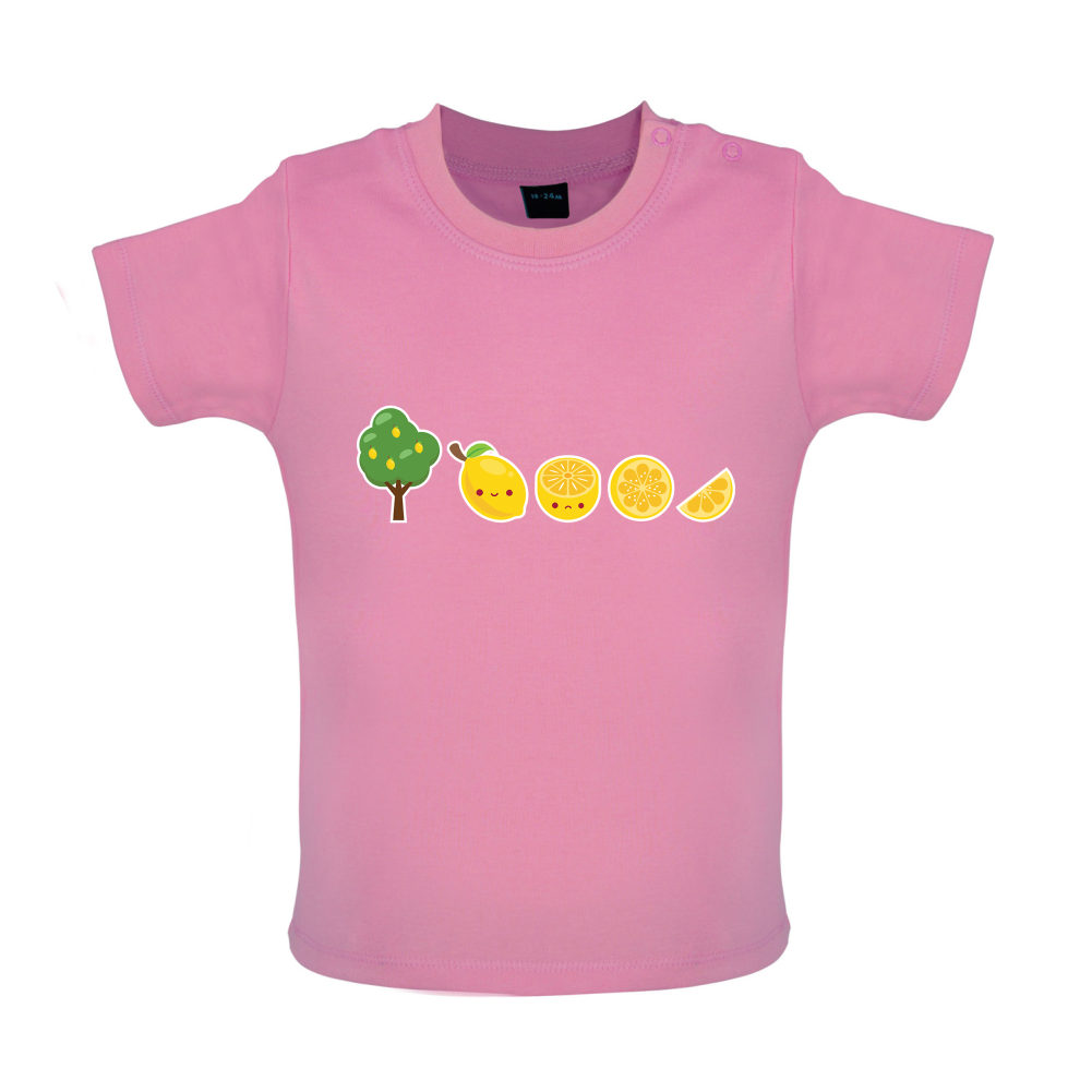 Evolution Of Lemon Baby T Shirt