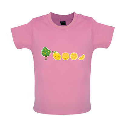 Evolution Of Lemon Baby T Shirt