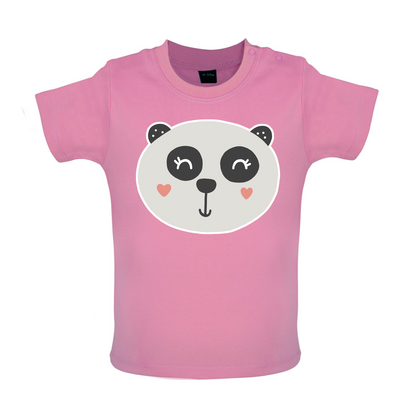Smiley Face Panda T Shirt