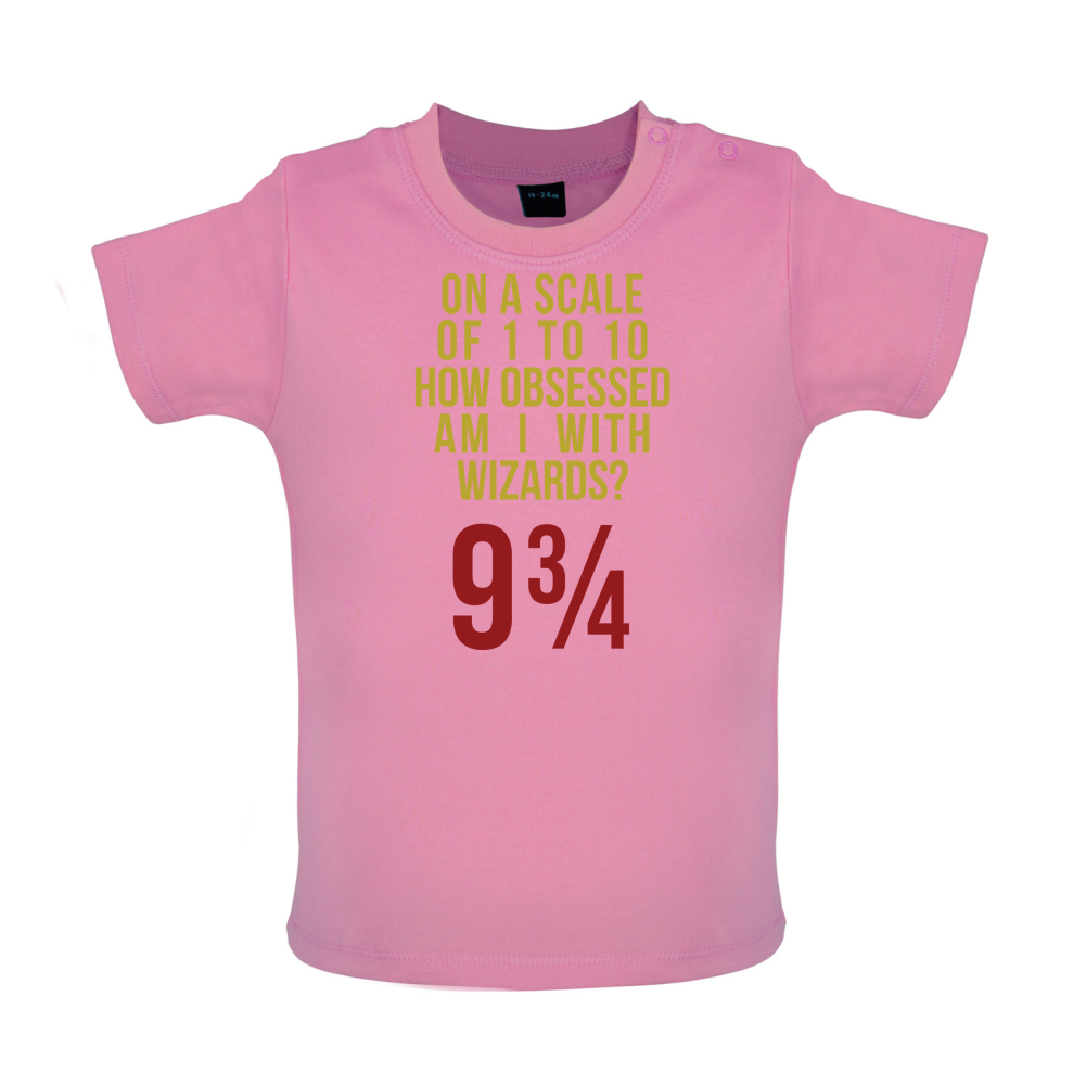 Obsessed With Wizards Baby T Shirt