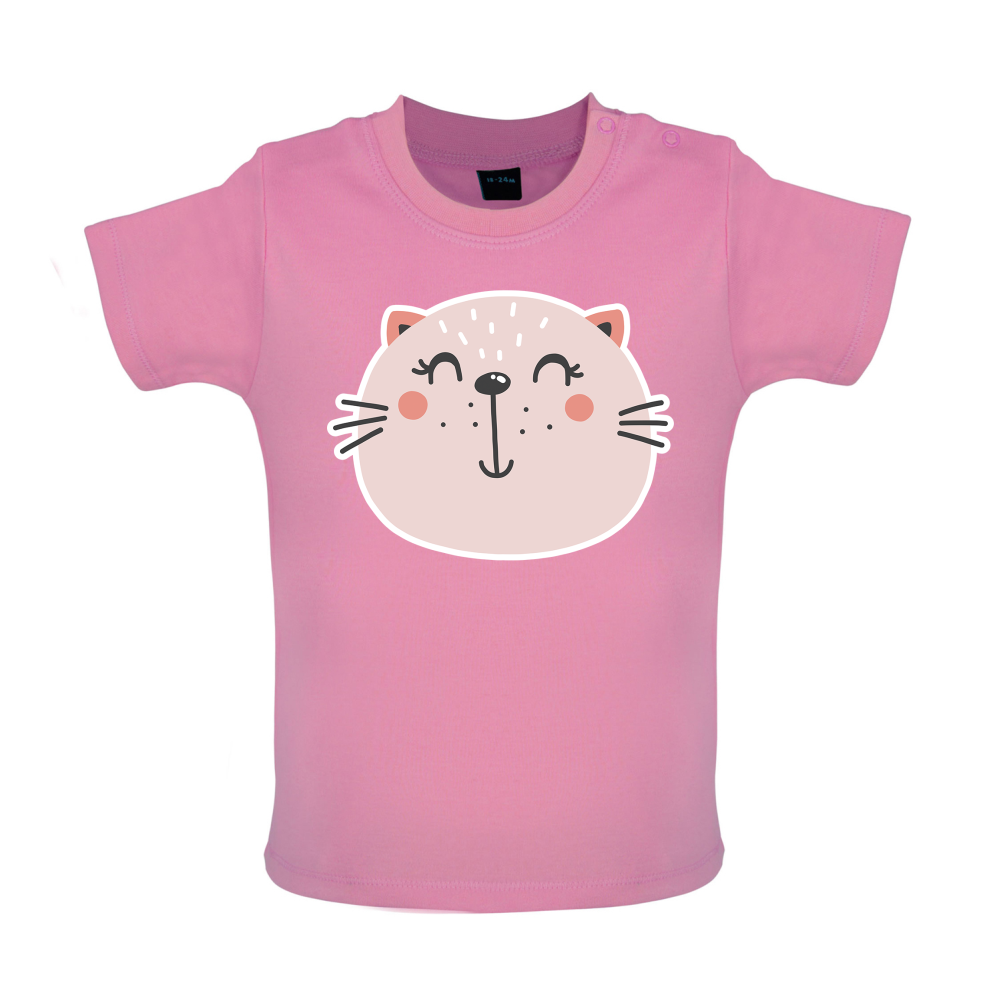 Smiley Face Cat T Shirt