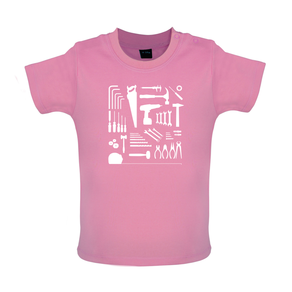 Tools Collage Baby T Shirt