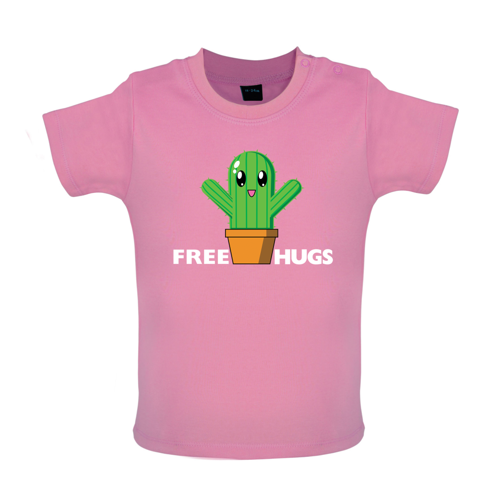 Free Cactus Hugs Baby T Shirt
