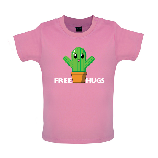 Free Cactus Hugs Baby T Shirt