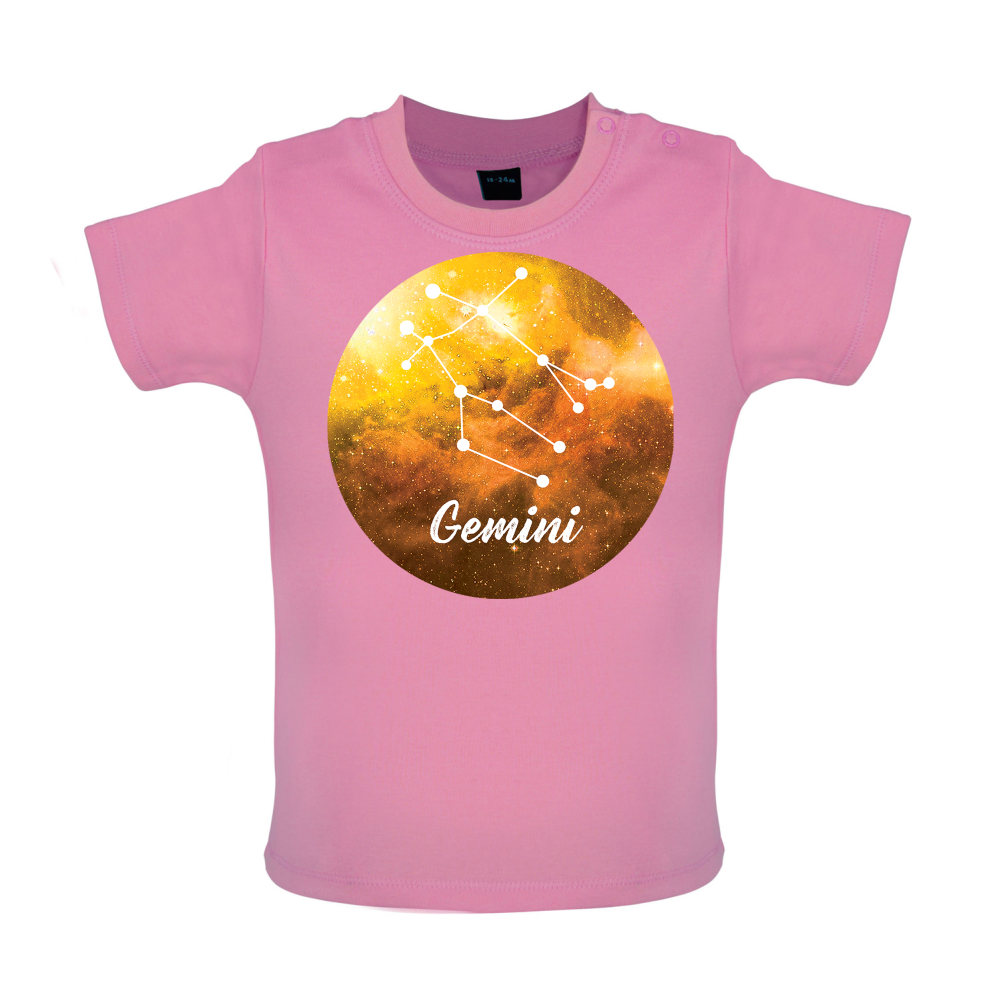Gemini Sign Baby T Shirt