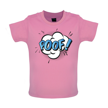 Poof! Word Art Baby T Shirt