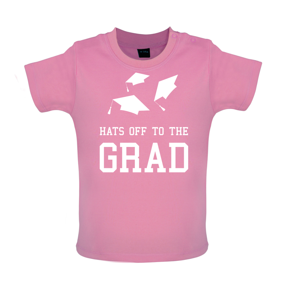 Hats Off To The Grad Baby T Shirt