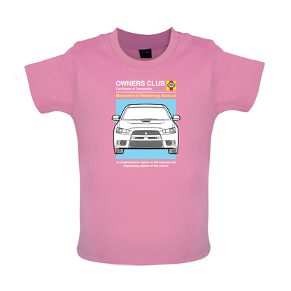 Car Owners Manual Evo Baby T Shirt