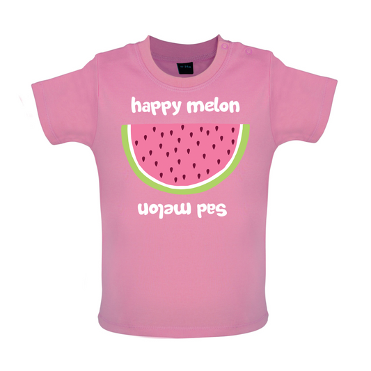 Happy Melon Sad Melon Baby T Shirt