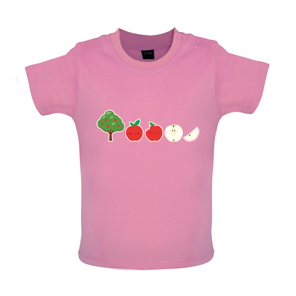 Evolution Of Apple Baby T Shirt