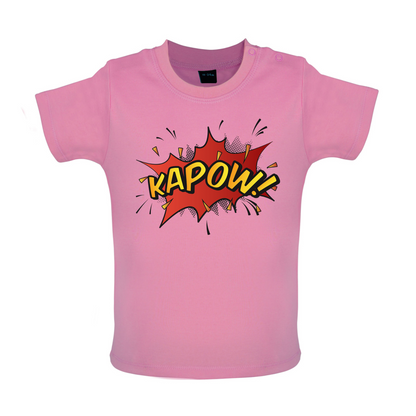 Kapow! Word Art Baby T Shirt