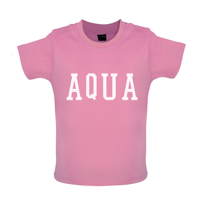 Justcie Aqua College Style Baby T Shirt