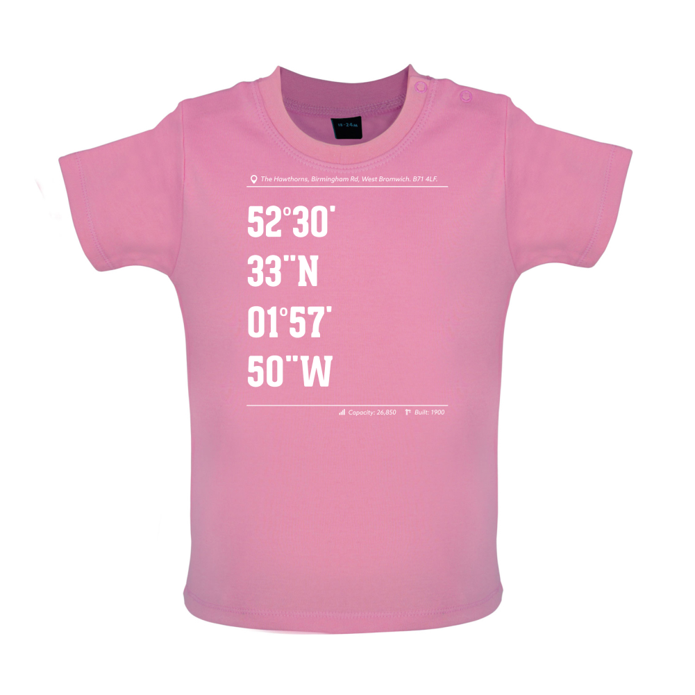Stadium Coordinates Brom Baby T Shirt