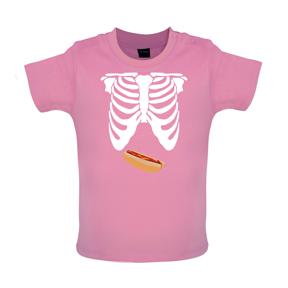 Hotdog Tummy Baby T Shirt