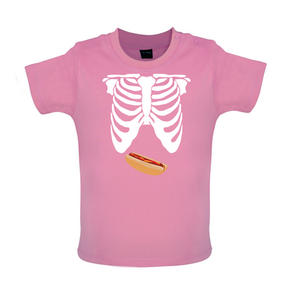 Hotdog Tummy Baby T Shirt