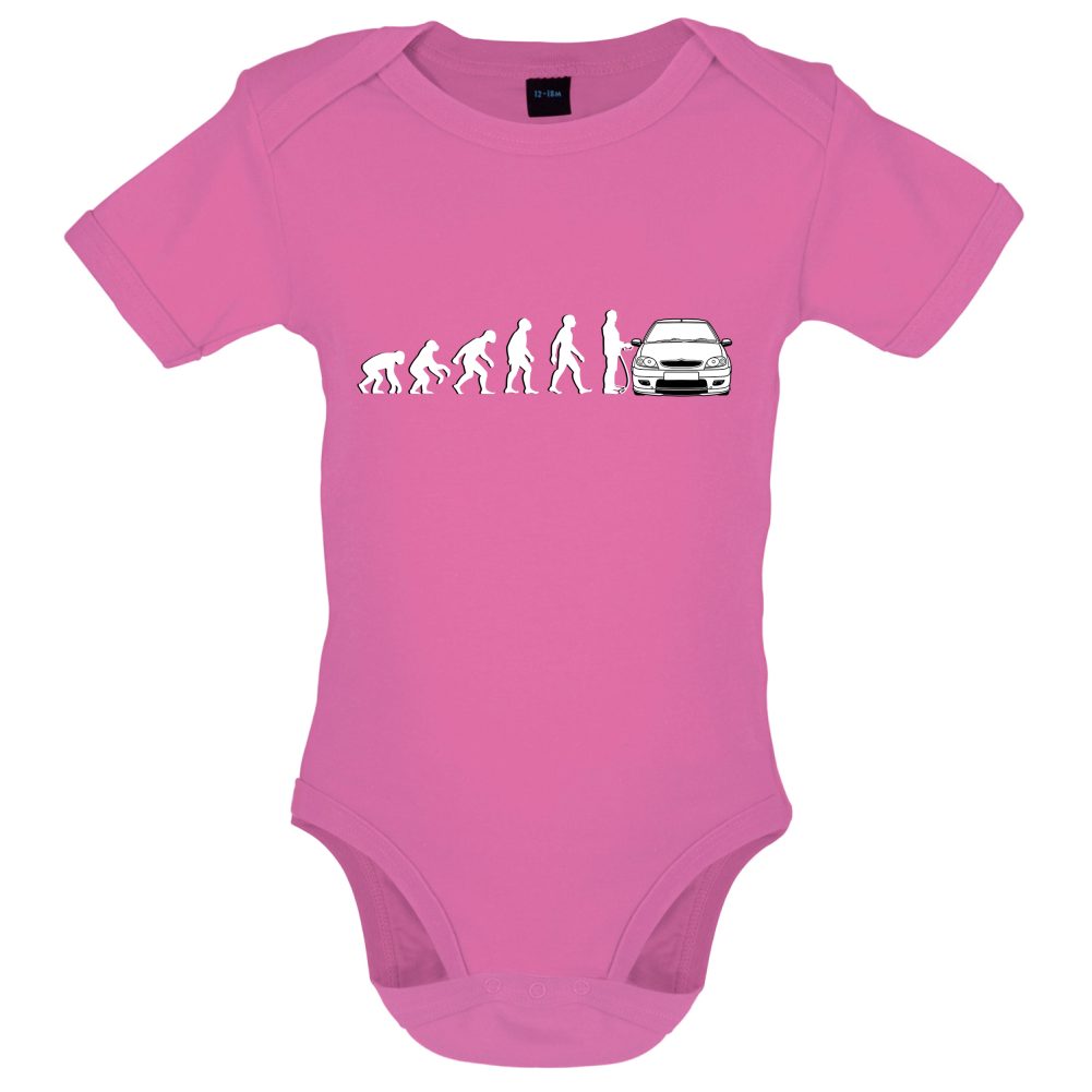 Evolution of Man Saxo Driver Baby T Shirt