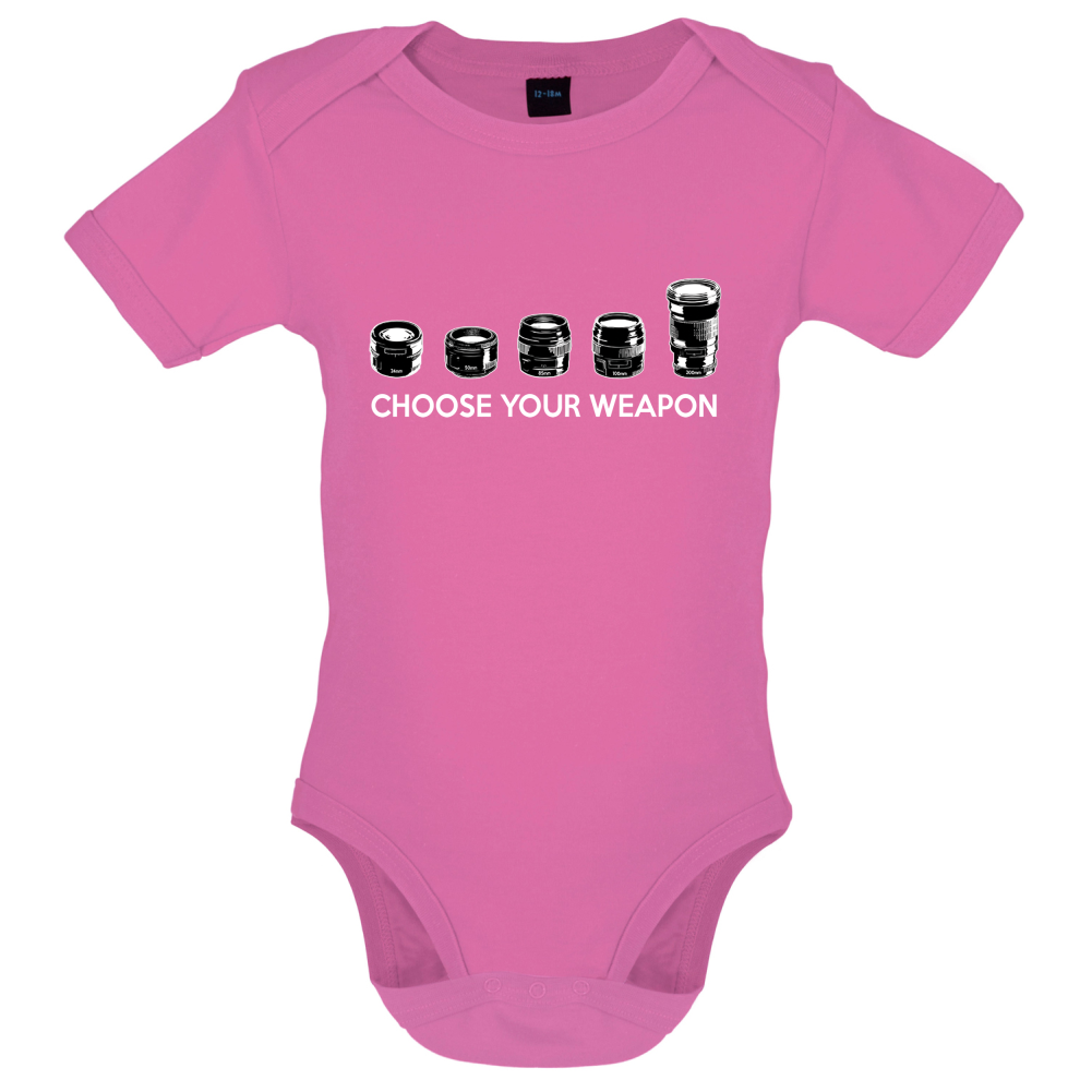 Choose your Weapon (Camera Lenses) Baby T Shirt