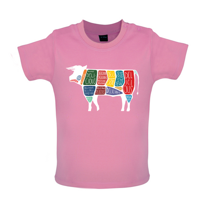 Delicious Cow Baby T Shirt