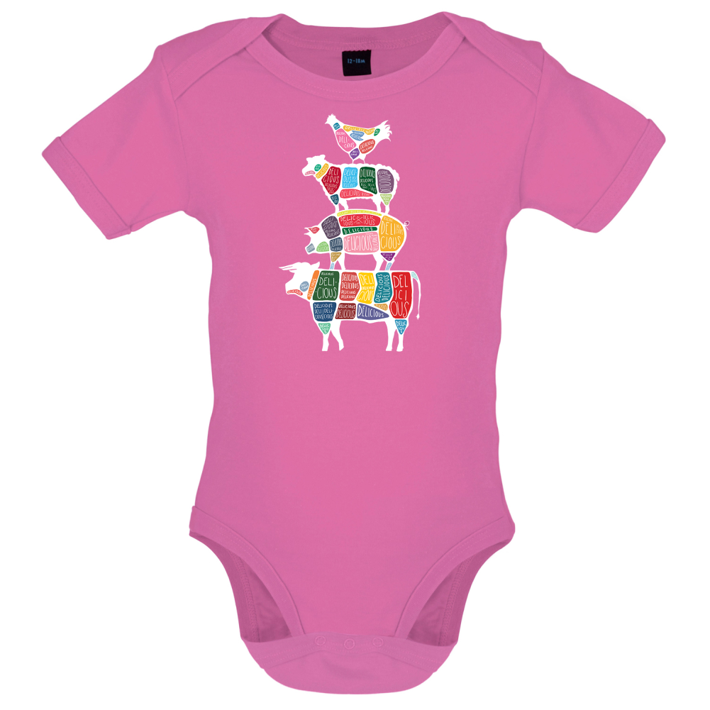 Meat Stack Diagram Baby T Shirt