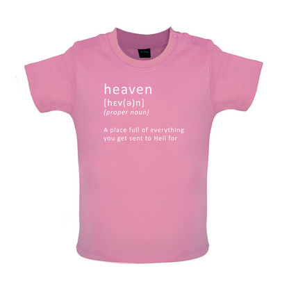 Funny Definition Heaven Baby T Shirt