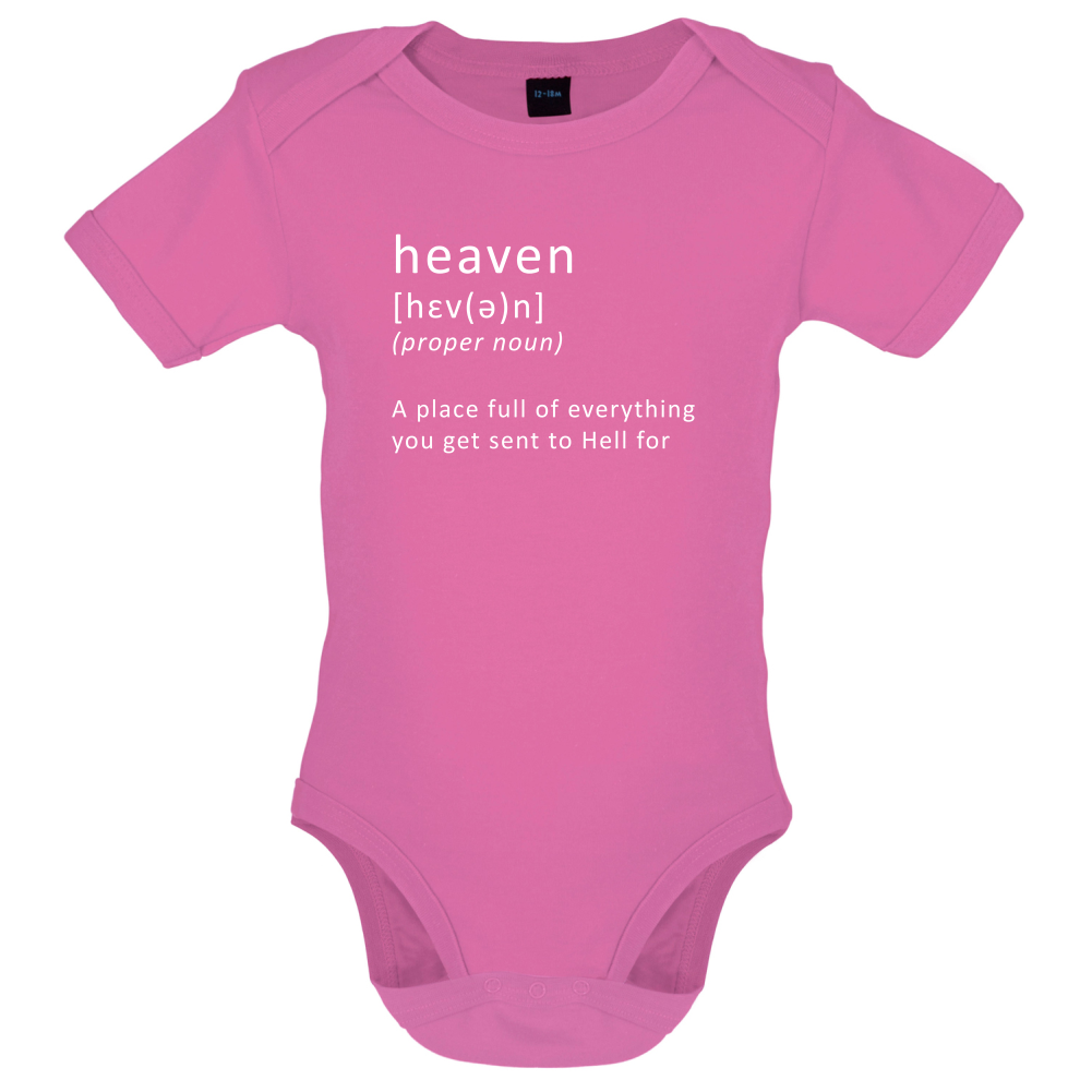 Funny Definition Heaven Baby T Shirt