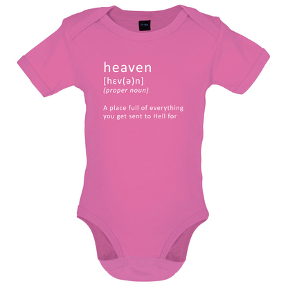 Funny Definition Heaven Baby T Shirt