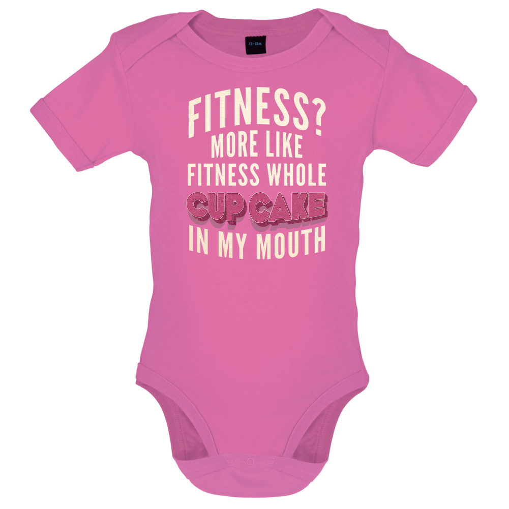 Fitness Cupcake In My Mouth Baby T Shirt