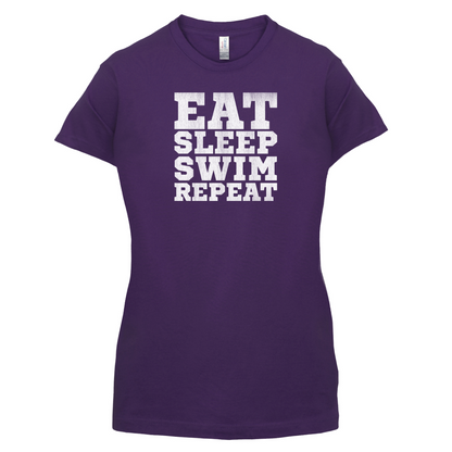 Eat Sleep Swim Repeat T Shirt