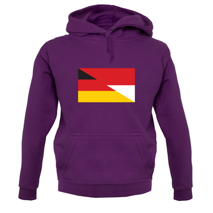 Half German Half Polish Flag T Shirt