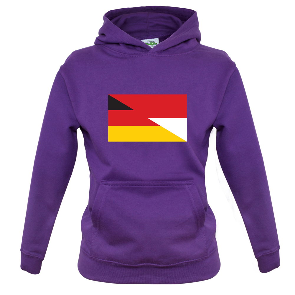 Half German Half Polish Flag Kids T Shirt