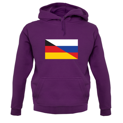 Half German Half Russian Flag T Shirt