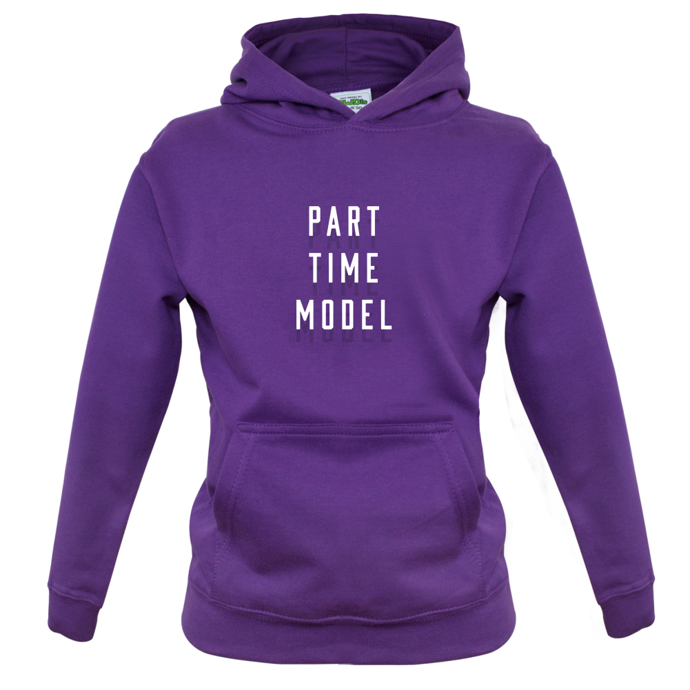 Part Time Model Kids T Shirt