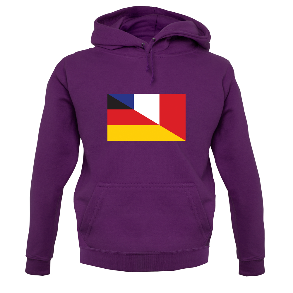 Half German Half French Flag T Shirt