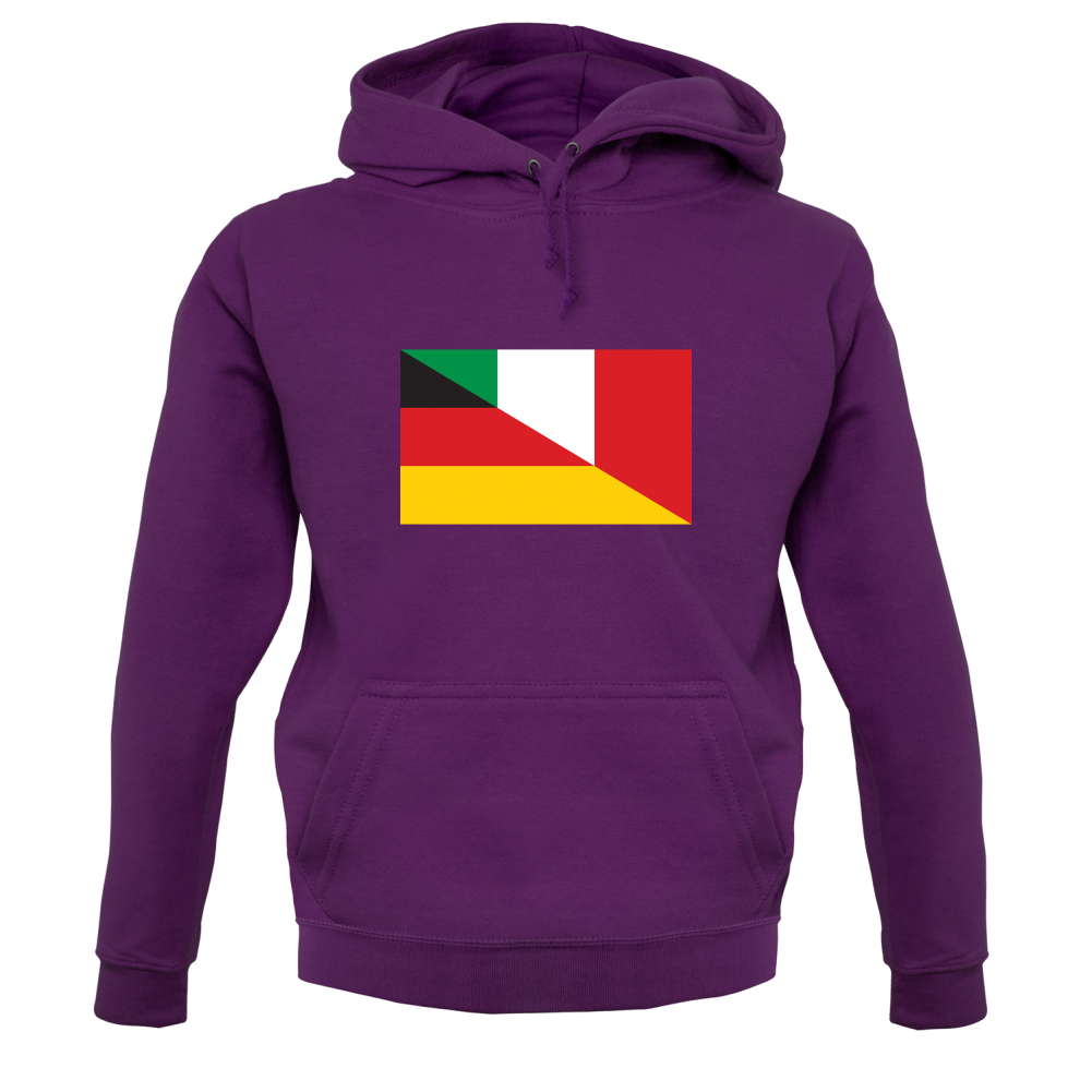 Half German Half Italian Flag T Shirt