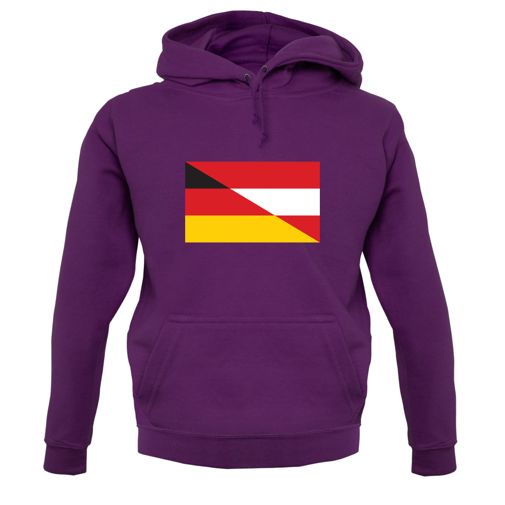 Half German Half Austrian Flag T Shirt