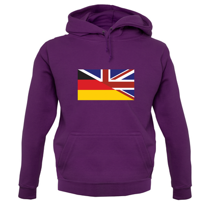 Half German Half British Flag T Shirt