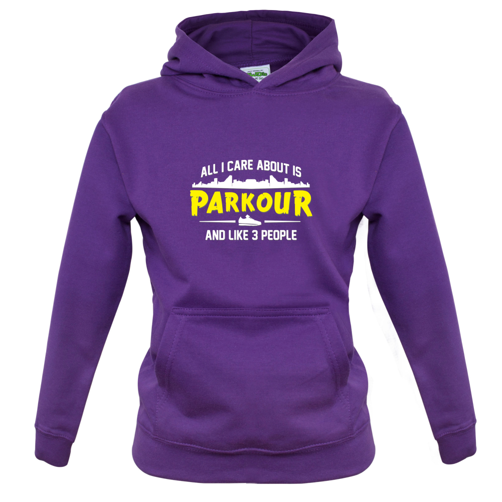 All I Care About Is Parkour Kids T Shirt