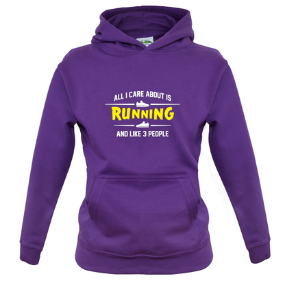 All I Care About Is Running Kids T Shirt