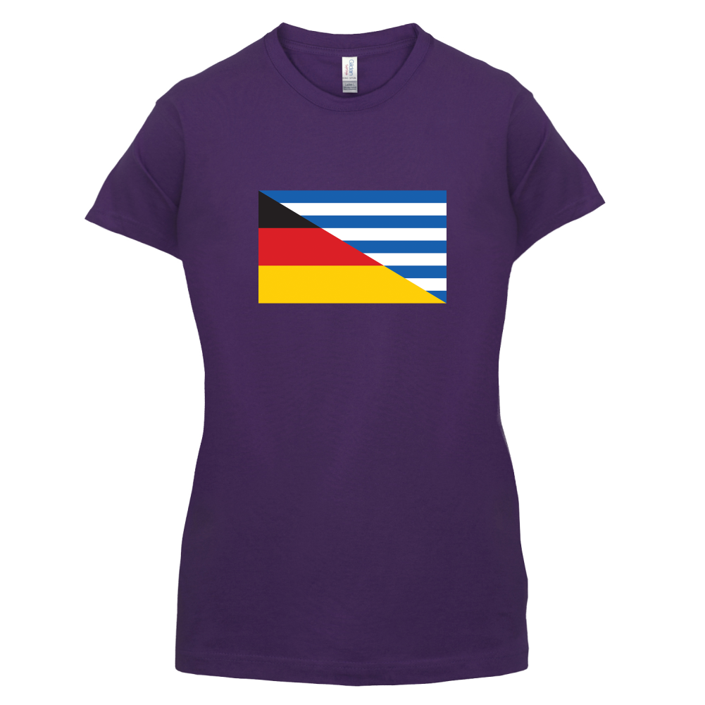 Half German Half Greek Flag T Shirt