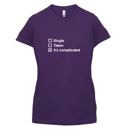 Single Taken It's Complicated T Shirt