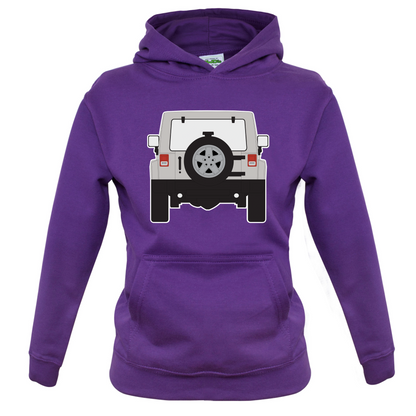 JW Rear Hyper Grey Stone Kids T Shirt