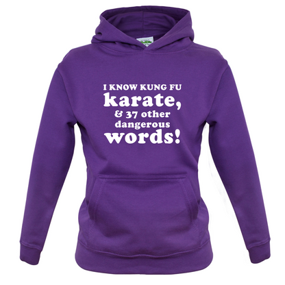 I Know Karate And 37 Other Dangerous Words Kids T Shirt