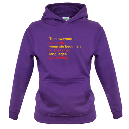 That Awkward German Moment You Speak In Two Languages Kids T Shirt