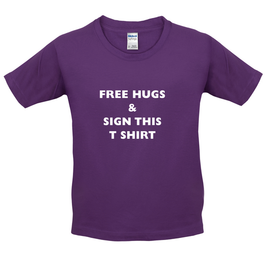 Free Hugs  Kids T Shirt