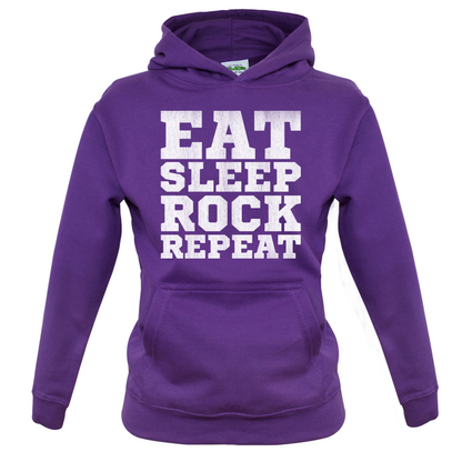 Eat Sleep Rock REPEAT Kids T Shirt
