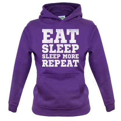 Eat Sleep Sleep More REPEAT Kids T Shirt