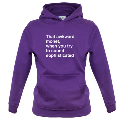 That Awkward Monet Kids T Shirt